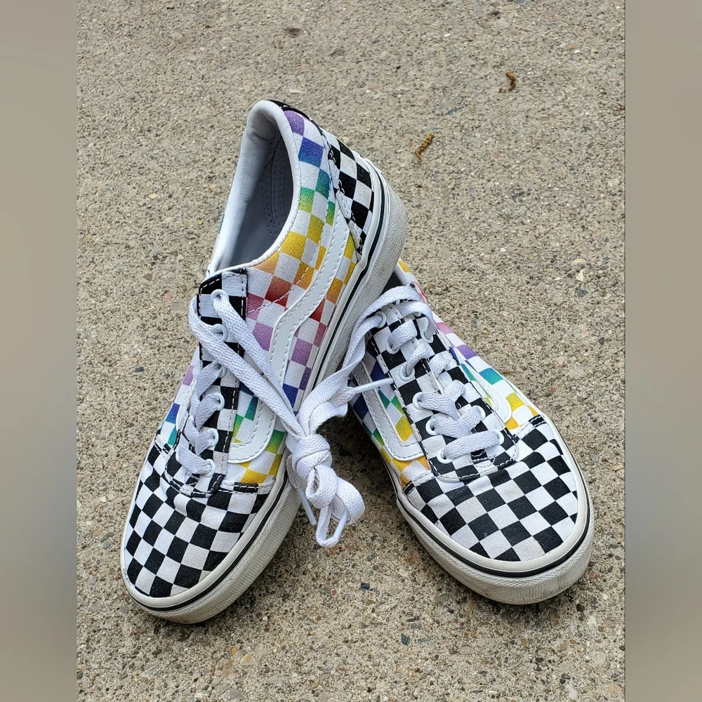 Vans Girls size 3 like new - Picture 2 of 4